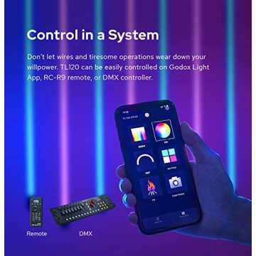 Godox TL120 RGB Tube Light with CRI 96 TLCI 98
