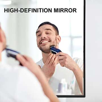 Black Arched Mirror 24x36 Inch, Arched Wall Mirror for Bathroom, Arch Bathroom Mirror with Metal Frame, Black Arch Vanity Mirror Decor for Mantel, Entryway, Bedroom, Hallway, Salon