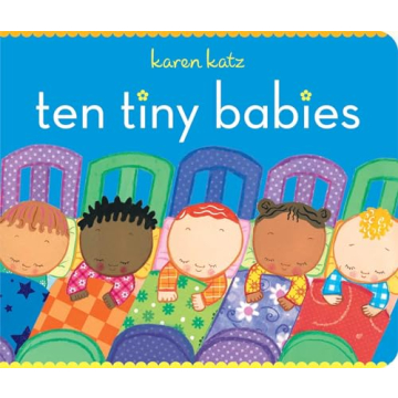 Ten Tiny Babies Colorful Rhyming Board Book for Toddlers