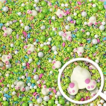 Easter Cottontail Sprinkle Mix with Bunny Icing