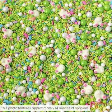Easter Cottontail Sprinkle Mix with Bunny Icing