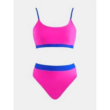 CUPSHE Women's Adjustable Bikini Set for Summer Fun