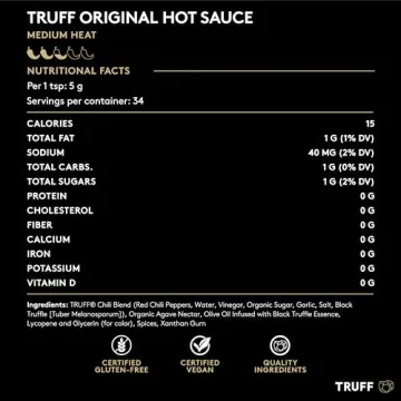 Truff Original Black Truffle Hot Sauce for Gourmet Flavor