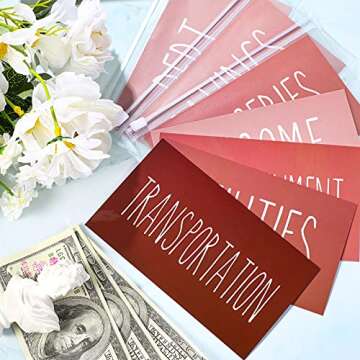 Elegant Budget Organizer with 24 Sheets and A6 Pockets