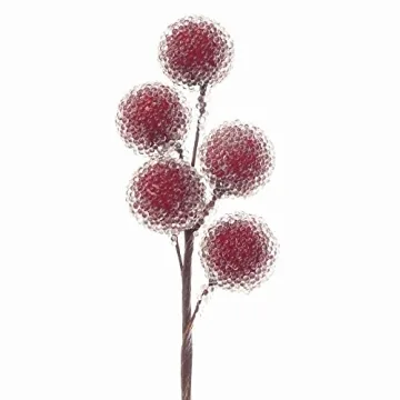 Red Holly Berry Christmas Decorations for Cheerful Holidays