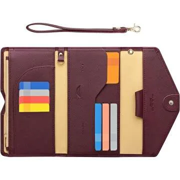 ZOPPEN RFID Blocking Passport Holder for Women