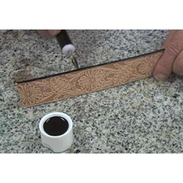 Tandy Leather Craftool Pro Edge Dye Roller For Painting Leather Edges