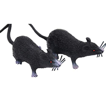 3 Pack Fake Rat, Realistic Mouse Model, Halloween Tricks Pranks Props Toy PVC