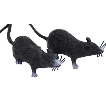 3 Pack Fake Rat, Realistic Mouse Model, Halloween Tricks Pranks Props Toy PVC