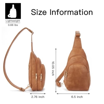 Telena Sling Bag Stylish Leather Fanny Pack for Women