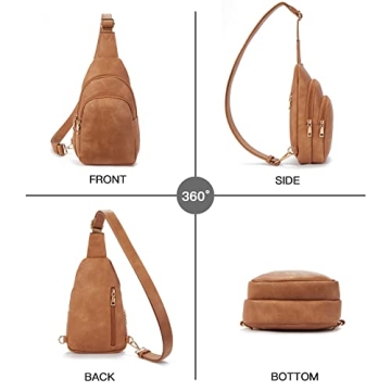 Telena Sling Bag Stylish Leather Fanny Pack for Women