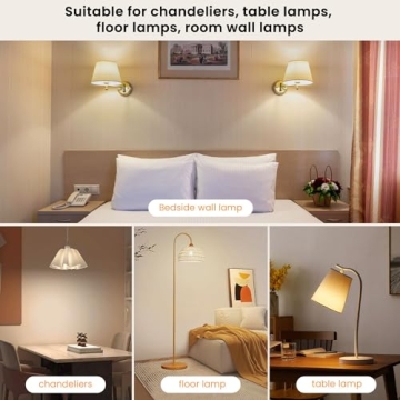 SCOPOW 2Packs E26 Rechargeable Light Bulbs with Remote Control Timer and 3 Color Temperature Magnetically Battery Operated Light Bulbs Dimmer for Non-Hardwired Detachable (5W+E26+3Colors+2PC)