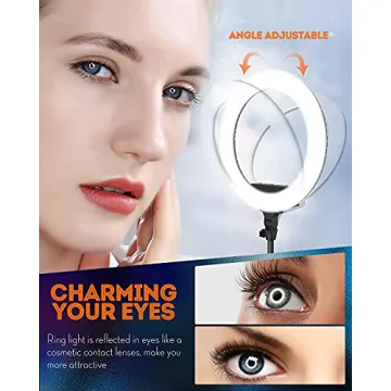 Versatile Yesker 18" Ring Light for Photography and Streaming