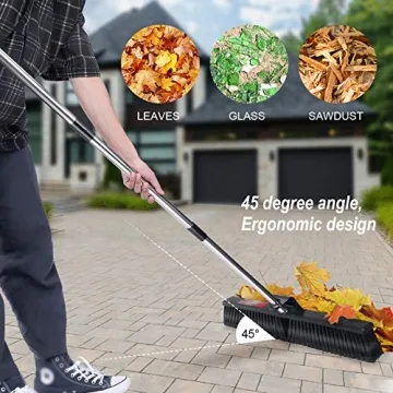 MASTERTOP 24" Push Broom for Outdoor Cleaning Solutions