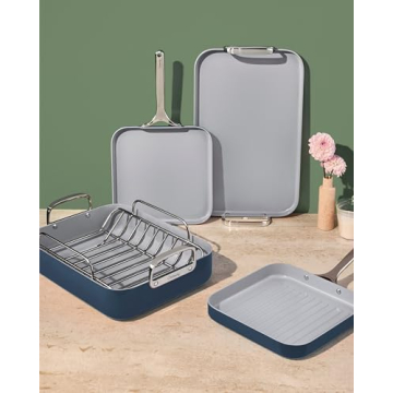 Caraway Square Cookware Set - Non-Toxic & Versatile