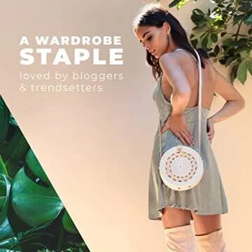 Chic Handmade Rattan Bags for Women - Eco-Friendly Boho Style