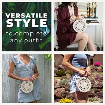 Chic Handmade Rattan Bags for Women - Eco-Friendly Boho Style