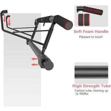 AmazeFan Pull Up Bar - Versatile Chin-Up Frame for Home Gym