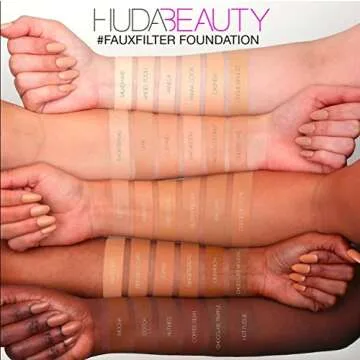 Huda Beauty Faux Filter Foundation - Toffee 420G for Flawless Skin