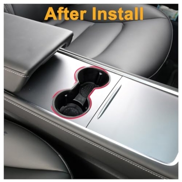 Carwiner Tesla Model 3/Y Cup Holder Insert for a Perfect Fit