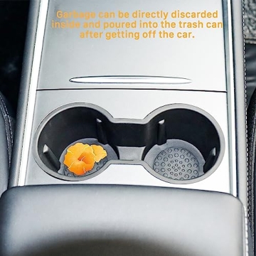 Carwiner Tesla Model 3/Y Cup Holder Insert for a Perfect Fit