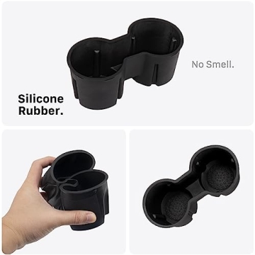 Carwiner Tesla Model 3/Y Cup Holder Insert for a Perfect Fit