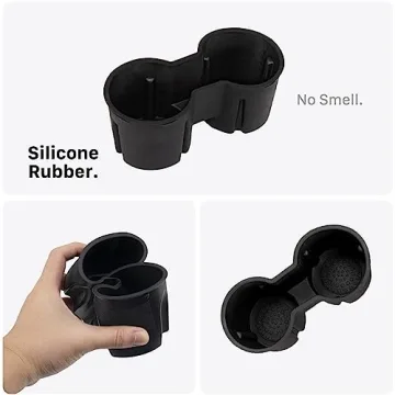 Carwiner Tesla Model 3/Y Cup Holder Insert for a Perfect Fit