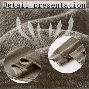 Weetiotio Oversized Crew Neck Sweatshirt Long Sleeve T-shirt