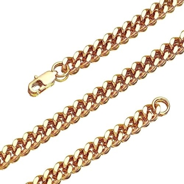 Elegant Yarpiany Gold Cuban Link Necklace for Women