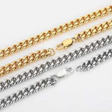 Elegant Yarpiany Gold Cuban Link Necklace for Women