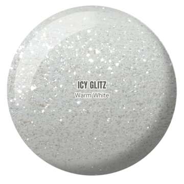 DND Gel Diva Icy Glitz Polish Duo - Chic & Chip-Free