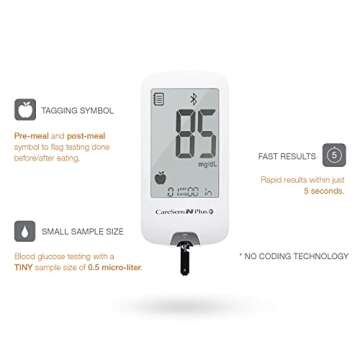 Complete CareSens N Plus Bluetooth Diabetes Monitor Kit