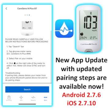 Complete CareSens N Plus Bluetooth Diabetes Monitor Kit