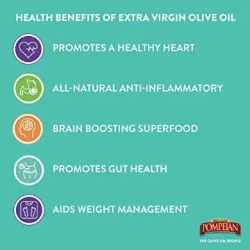 Pompeian USDA Organic Robust Extra Virgin Olive Oil, First Cold Pressed, Full-Bodied Flavor, Perfect for Salad Dressings & Marinades, 16 FL. OZ.