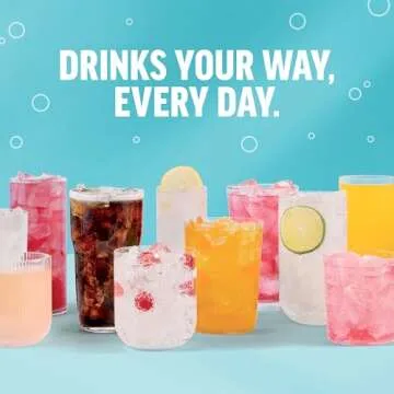 Ninja Thirsti Flavored Water Drops, FRUITI CHILL Lemonade, Bold Fruit Flavor, Sparkling or Still, Zero Calories, Zero Sugar, Makes 17, 12oz drinks, 3 Pack, WCFLMNDAM