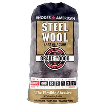 HOMAX PRODUCTS TV713206 #0000 Steel Wool Pad - Pack of 12 for Finishing