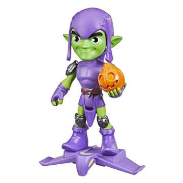 Marvel Spidey and His Amazing Friends Green Goblin Hero Figure, 4-Inch Scale Action Figure, Includes...