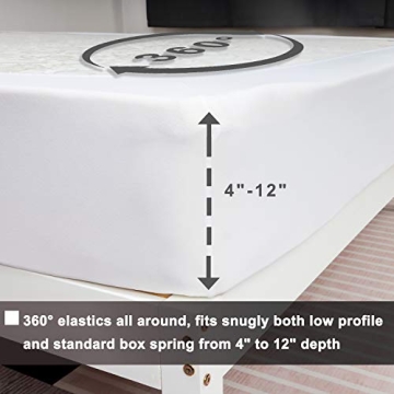 BAROSSA StretchWrap Box Spring Cover - Stylish & Easy Care