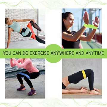 Mr. Pen- Resistance Bands, Pack of 5 Different Resistance Levels, Exercise Bands Resistance, Bands for Working Out, Workout Bands Resistance, Elastic Bands for Exercise, Fitness Bands, Stretch Bands