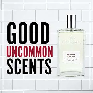 Cremo Cologne for Men - Bourbon & Oak Mens Cologne Spray - A Sophisticated Blend of Distiller’s Spice, Fine Bourbon and White Oak, Fragrances For Men, 3.4 Fl Oz