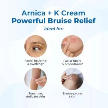 VitaMedica Arnica Cream - Arnica Montana & Vitamin K Oxide - Sensitive Skin Formula - Effective Eye ...