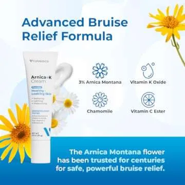 VitaMedica Arnica Cream for Bruises and Sensitive Skin - 2 Pack