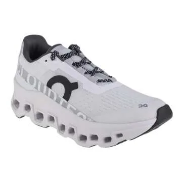 On Women's Cloudmonster Sneakers, Undyed-White | Stylish Comfort in Every Step