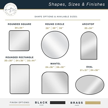 MCS Master & Co. Modern Wall Mirror - Stylish Decor