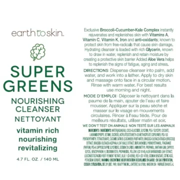 Earth To Skin Nourishing Face Cleanser for All Skin Types