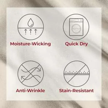 Mellanni King Sheets Set - 4 PC Iconic Collection Bedding - Hotel Luxury, Extra Soft, Cooling Bed Sheets - Wrinkle, Fade, Stain Resistant (King, Beige)