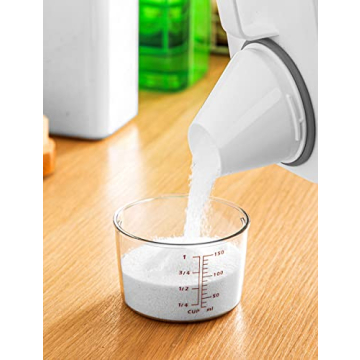 2 Pack Laundry Detergent Dispenser Set with Labels for Organization