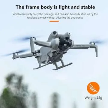 STARTRC Landing Gear for Dji Mini 4 Pro Drone Accessories,Foldable Extended Landing Legs Kit for DJI Mini 4 Pro Drone Protector