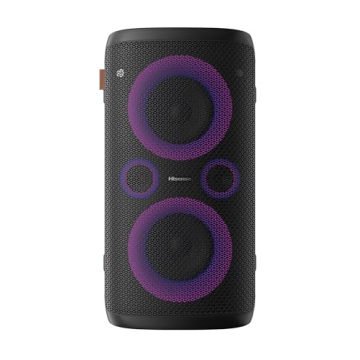 Hisense Ultimate Wireless Outdoor/Indoor Party Speaker - 300W, IPX4 Waterproof, Bluetooth 5.0, 15 Ho...