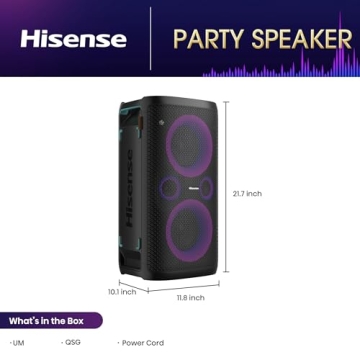 Premium Hisense Wireless Party Speaker with 300W Bass